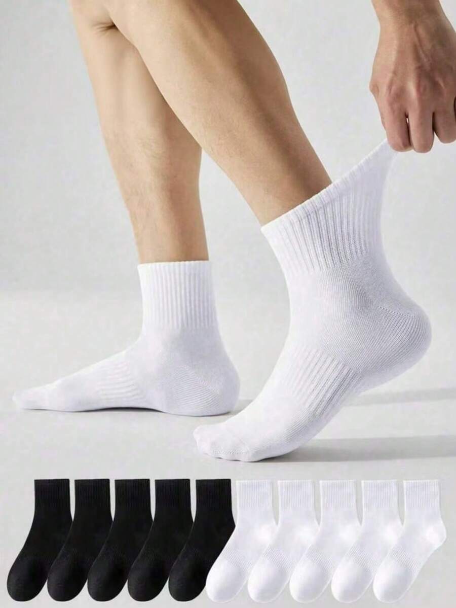 Ankle Sock Low Cut - 10足組 メンズ 超薄型 通気性メッシュ スポーツソックス 速乾性