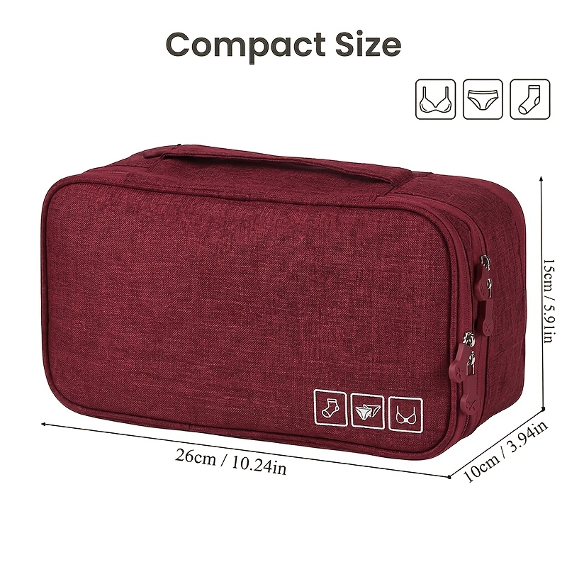 1個入りポータブル折りたたみ式トラベル下着収納バッグ、軽量ジ - Sock Organizer Tray のレビューと価格