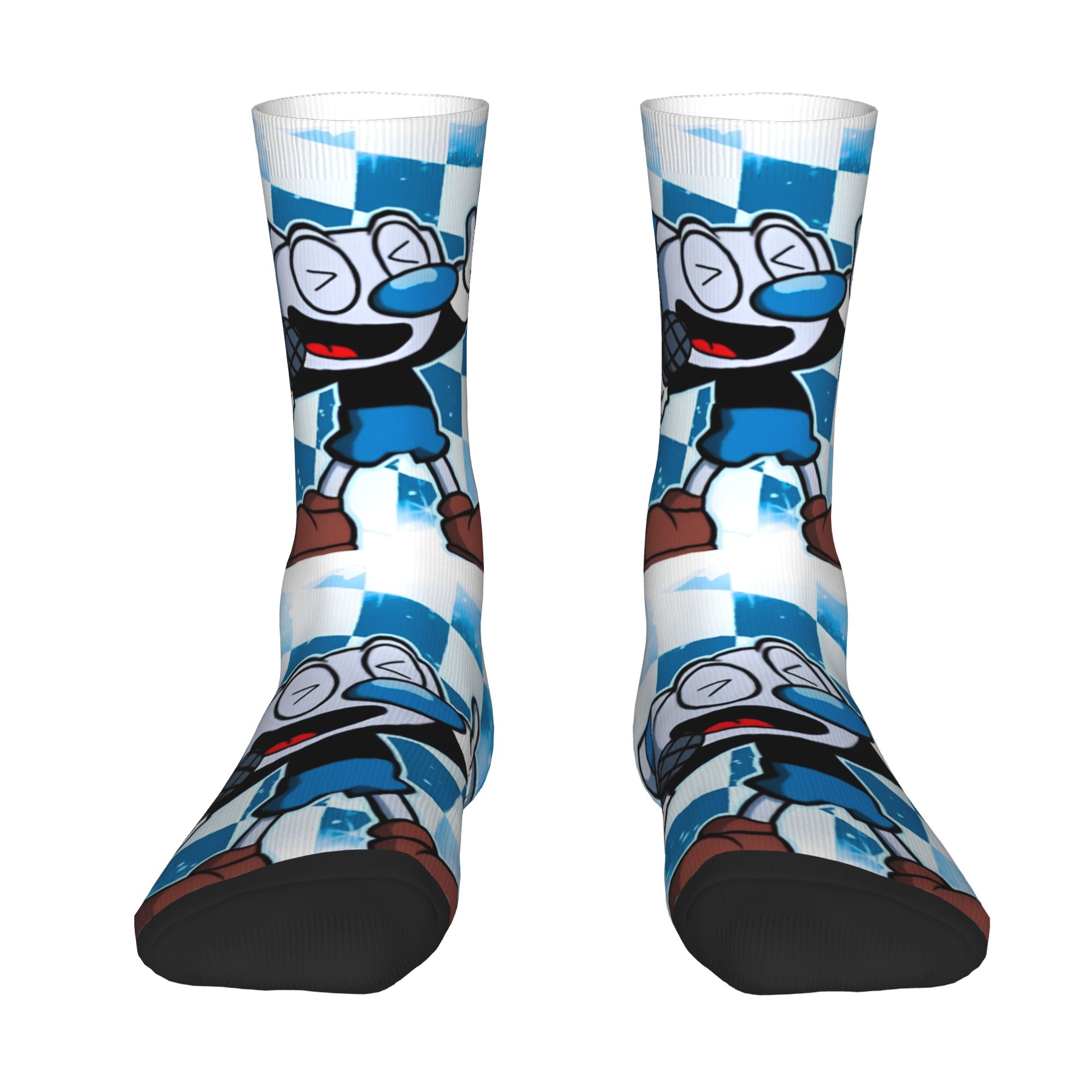 カスタムカップヘッド＆マグマンメンズクルーソックス ユニセッ - Dress Sock Men のレビューと価格